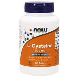 NOW Foods L-Cysteine, 500mg - 100 tablets