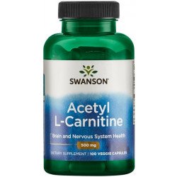 Swanson Acetyl L-Carnitine, 500mg - 100 vcaps