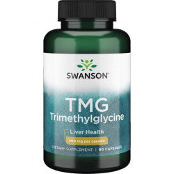 Swanson TMG (Trimethylglycine), 500mg - 90 caps