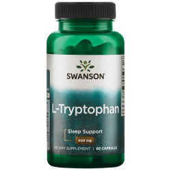 Swanson L-Tryptophan, 500mg - 60 caps